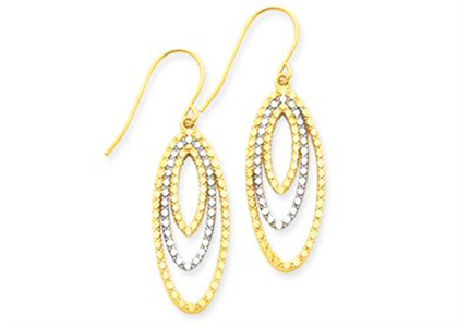 Two Tone Plated | Fashion Earrings